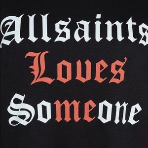 All Saints - Amie Graphic Boyfriend Tee